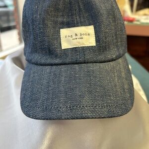 rag & bone denim ball cap